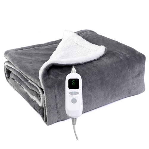 electric sherpa throw blanket
