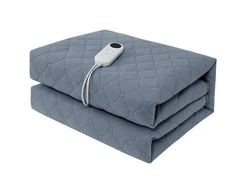 Blu poliestere elettrico sotto coperta